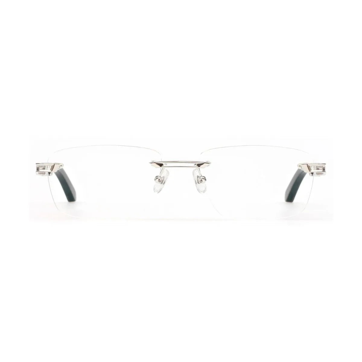 Maybach P-AAS-Z25 rimless designer silver eyewear for men and women