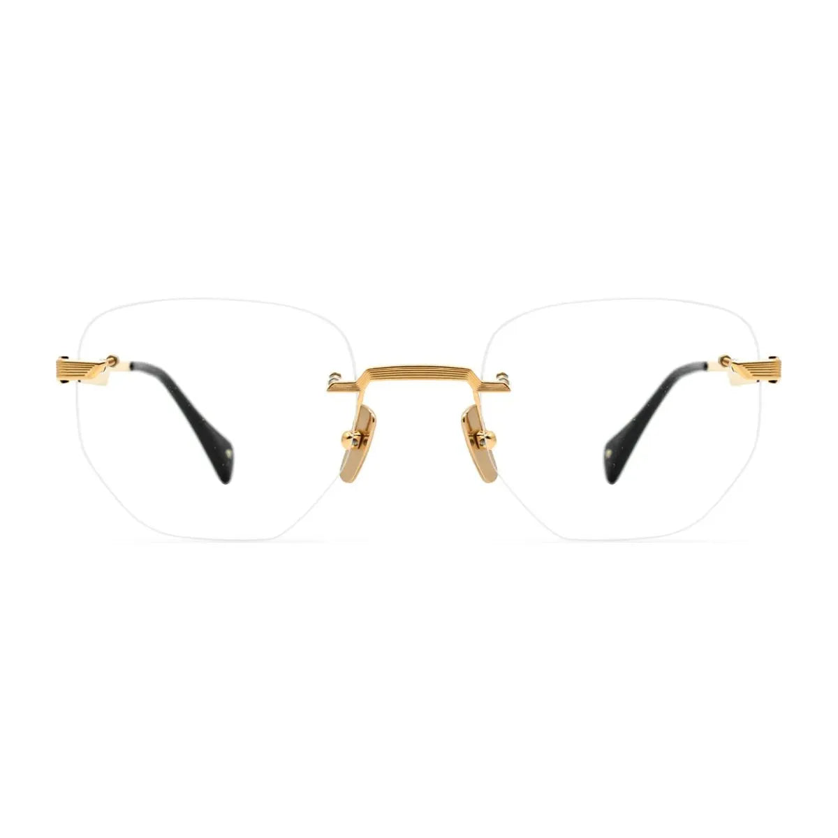 Maybach Pleasant II MG-AB-Z64 rimless square optical frame at Optorium