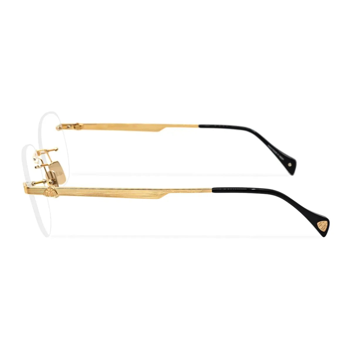 Maybach MG-AB-Z64 lightweight rimless optical glasses at Optorium