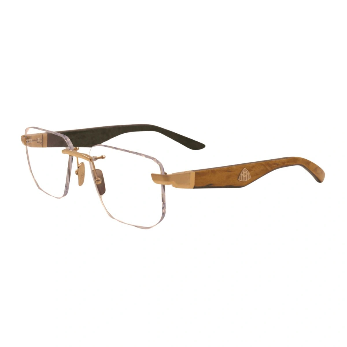 Explore Maybach MG-WCY-Z65 gold-tone rimless prescription eyewear in India