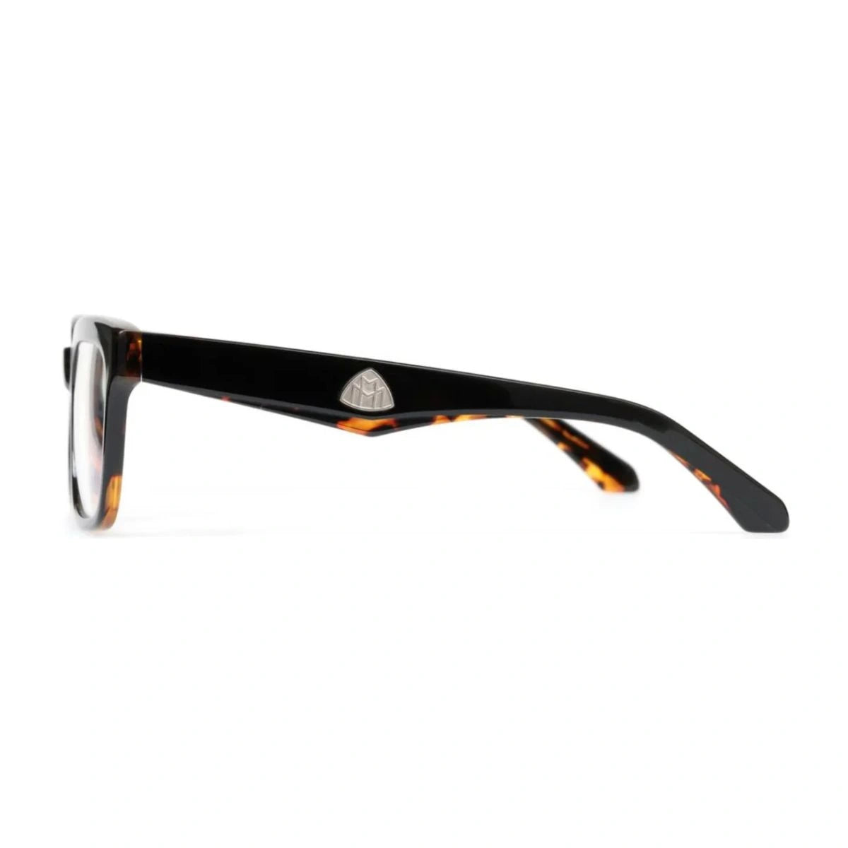 Luxury Maybach Black Havana Rectangle Optical Frame for Men at Optorium