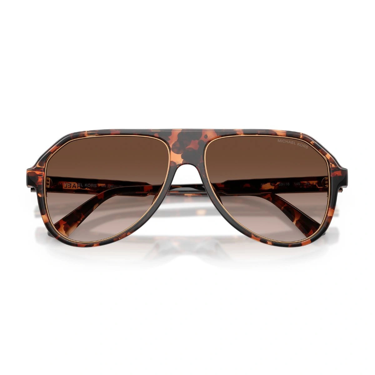 Premium Michael Kors Molokai Brown Gradient Aviator Sunglasses