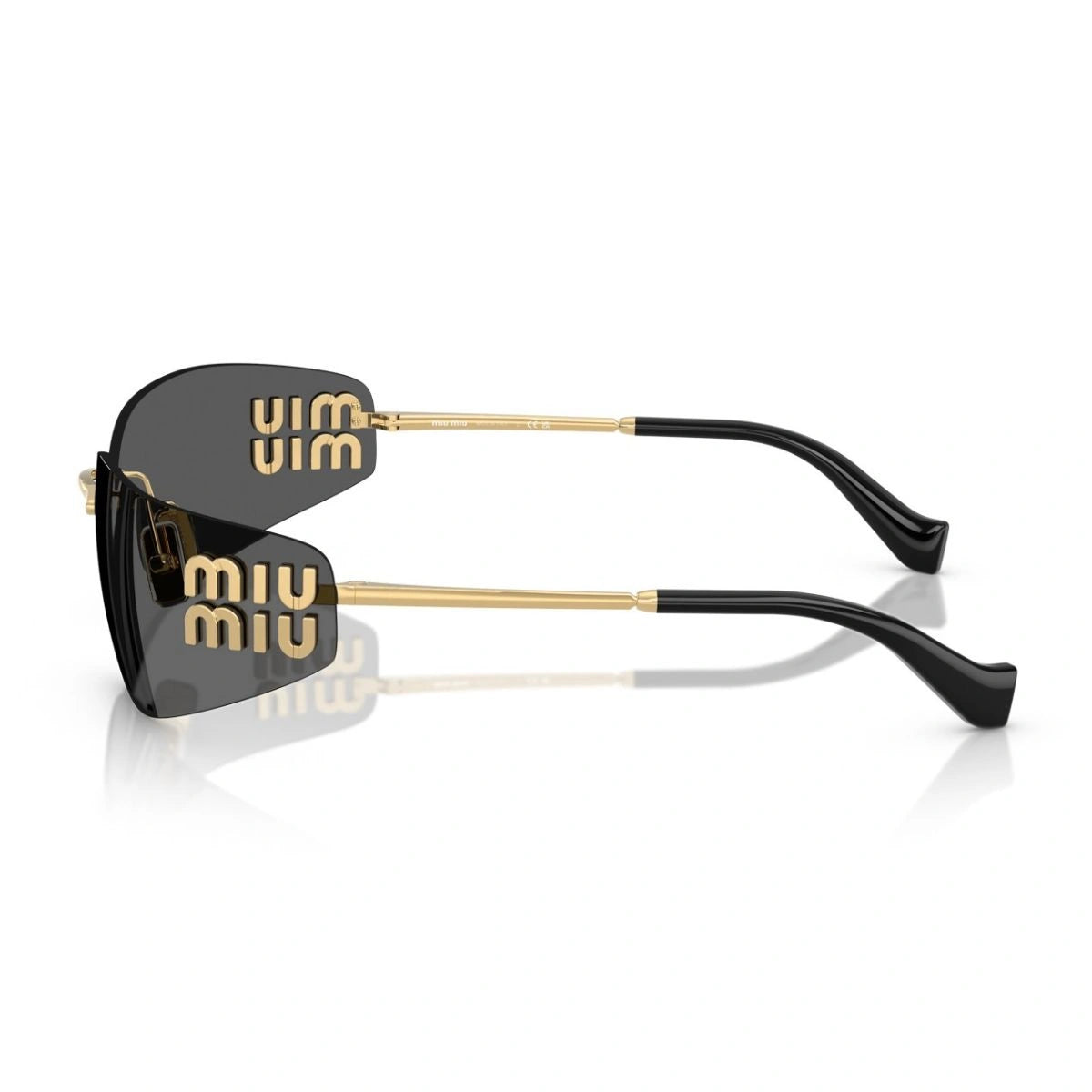 Luxury Miu Miu A51S Gold Metal Women's UV Protection Sunglasses Online