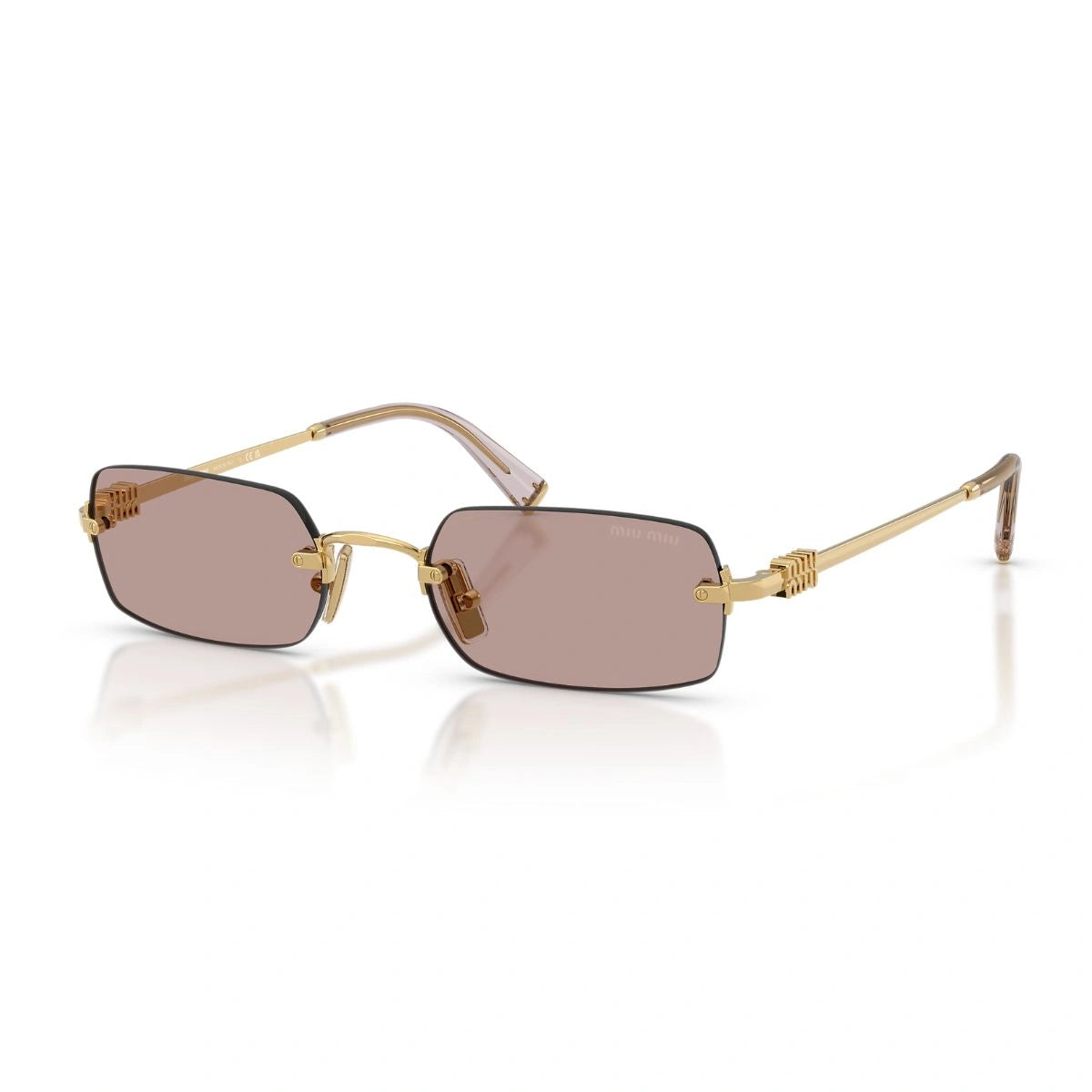Women’s Miu Miu luxury rimless rectangle designer eyewear