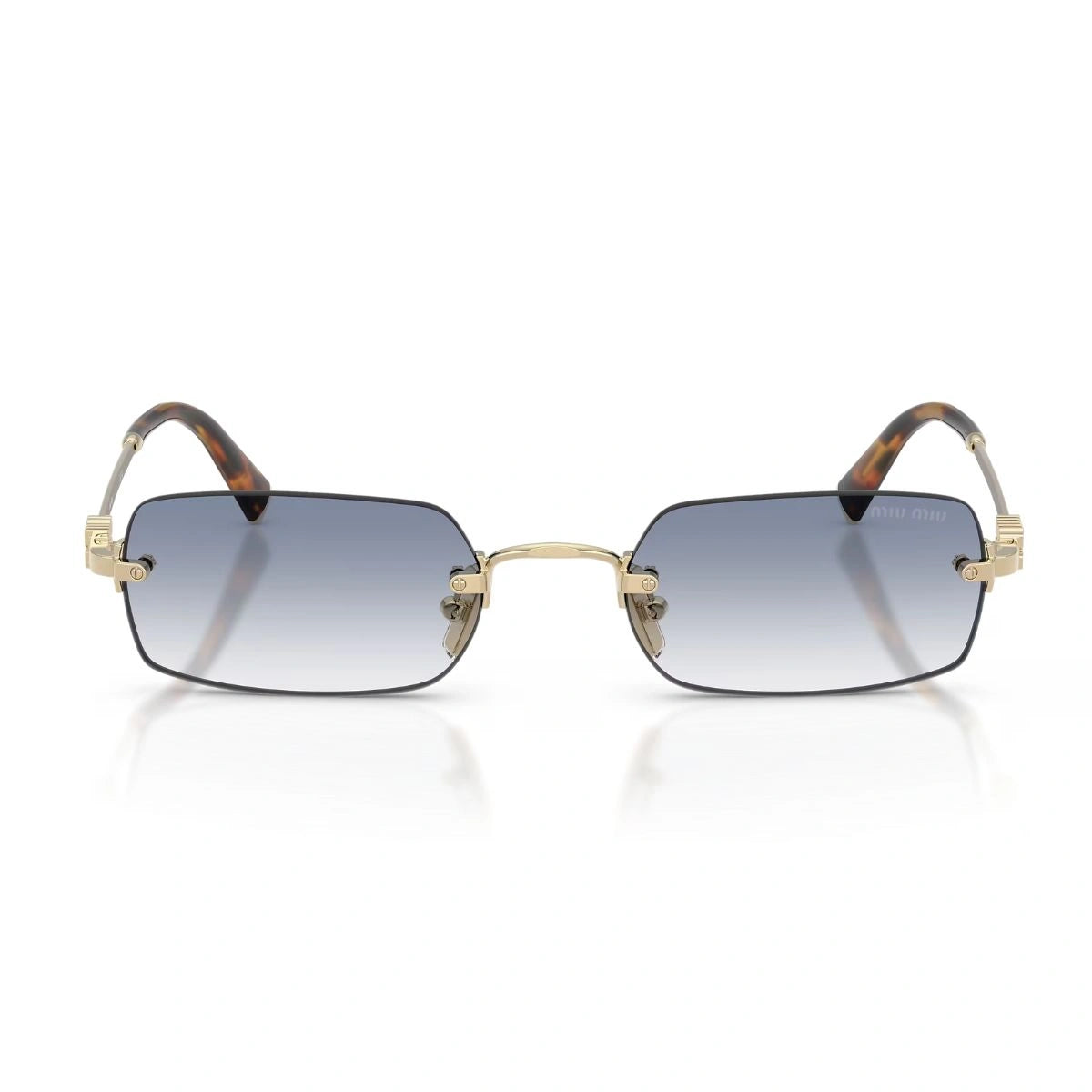 Miu Miu SMU B50 light blue gradient designer sunglasses