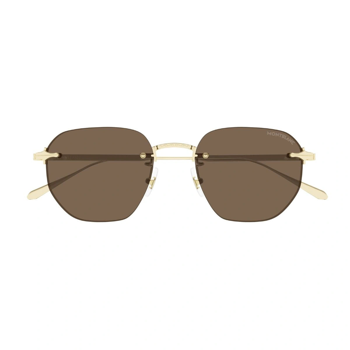 Montblanc executive sunglasses with brown UV protection lenses