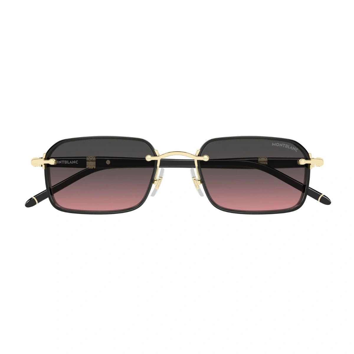 Montblanc MB0483S executive sunglasses with grey pink lenses