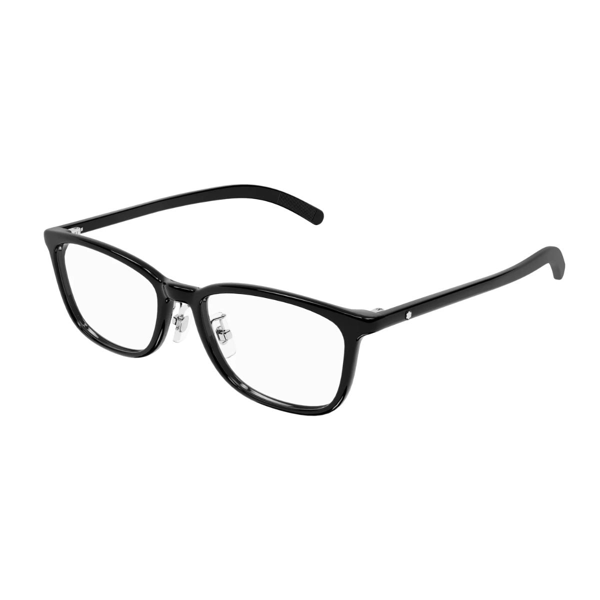 Premium Montblanc MB0376OJ 001 recycled acetate rectangle eyeglasses