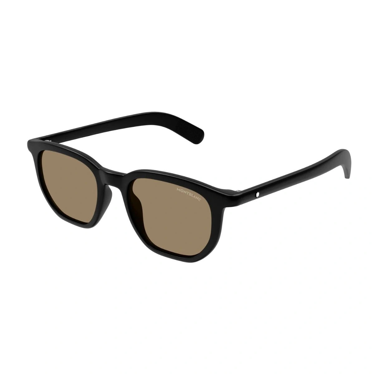 Featuring Montblanc MB0352S 007 brown UV-protection lenses and Snowcap temples