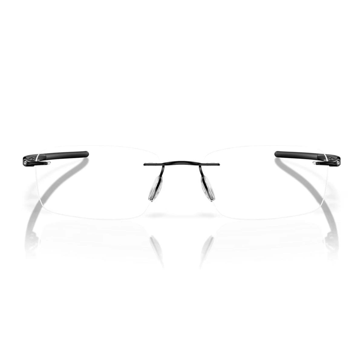 Oakley Gauge 3.1 OX5126-0154 Rimless Titanium Rectangle Eyeglasses Matte Black