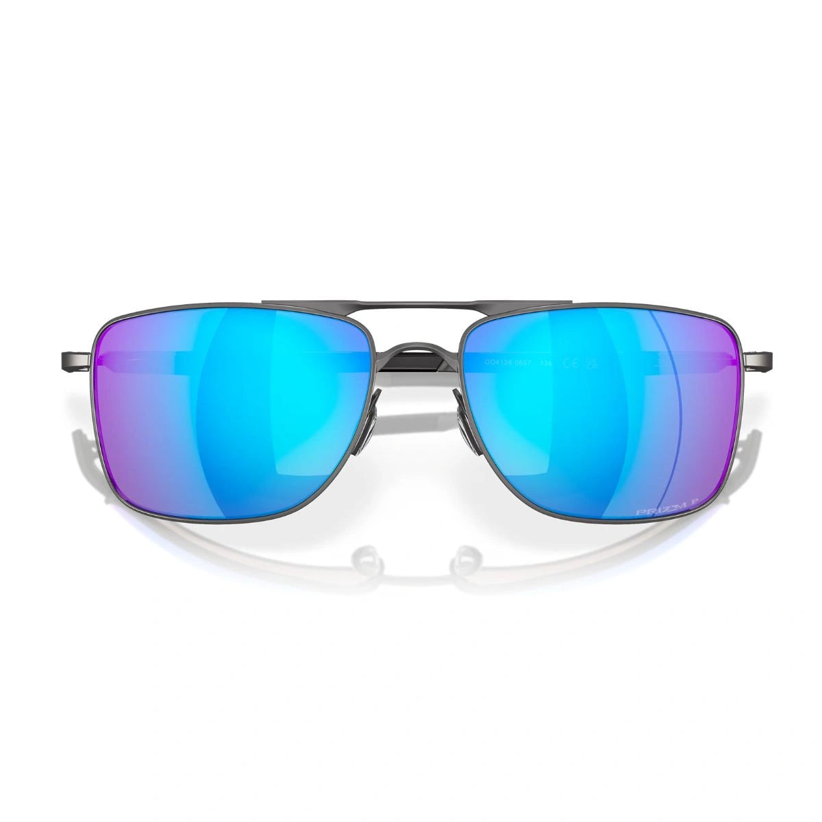 Authentic Oakley OO4124-0662 matte gunmetal Prizm polarized sunglasses for men