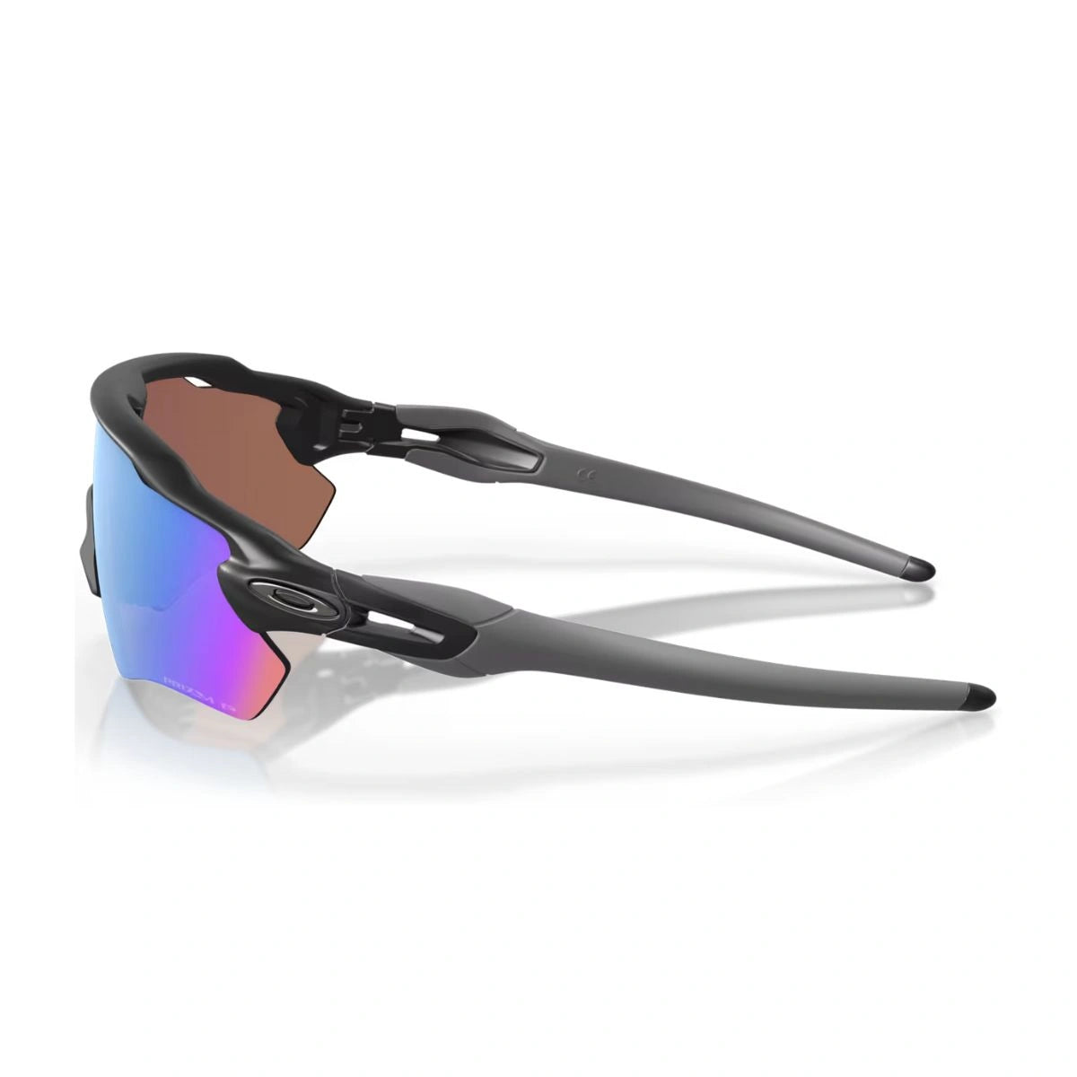 Oakley shield sunglasses with blue mirrored polarized lenses