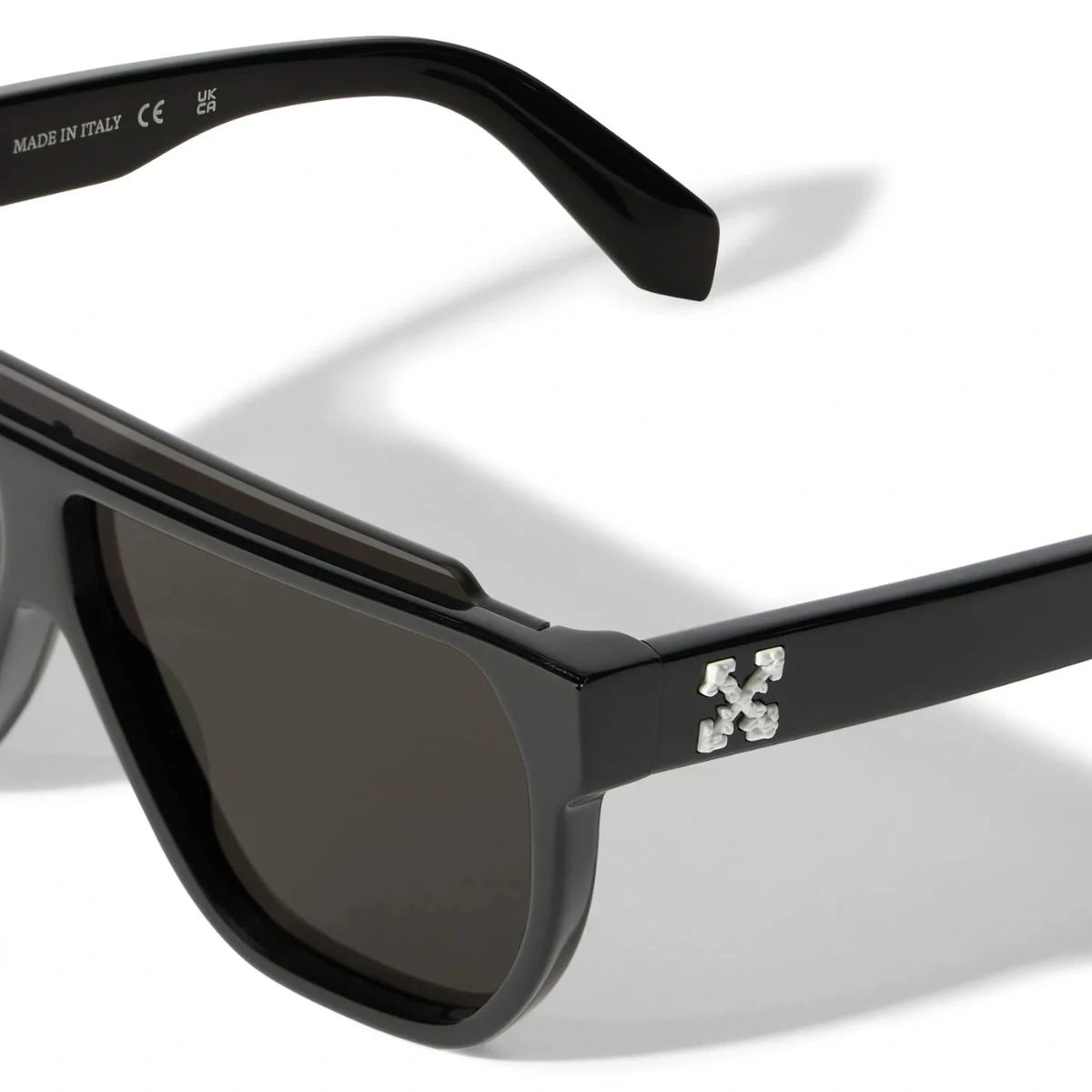 OFF-WHITE EARTH OW1049 1007 glossy Black acetate designer fashion eyewear India