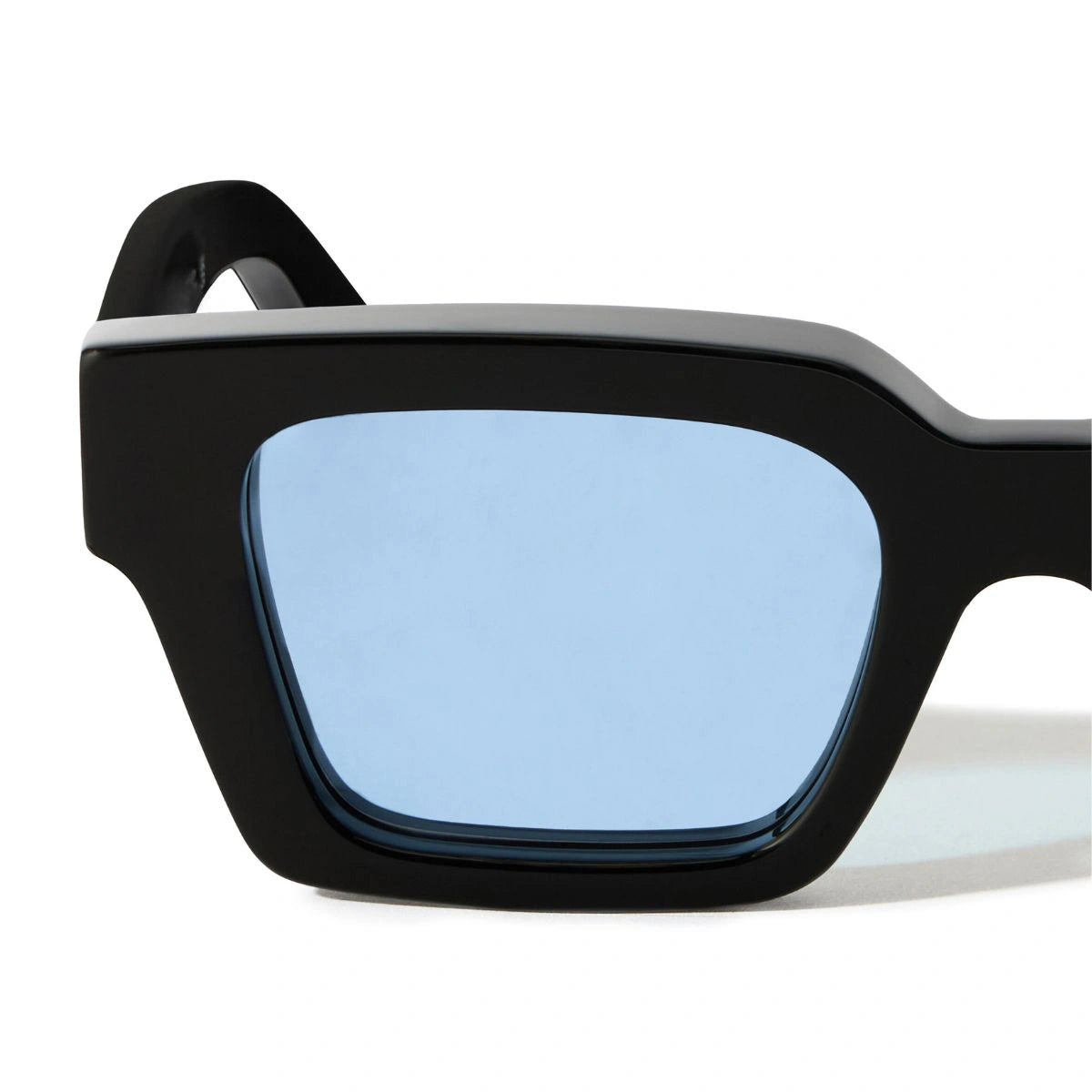 Premium OW1022 1037 black acetate sunglasses with UV-protection lenses