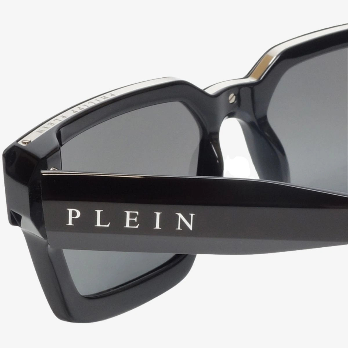 Unisex Luxury SPP005 700X Sunglasses with Grey Silver Mirrored Lenses