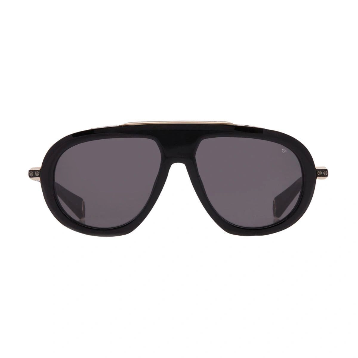 PHILIPP PLEIN Legacy SPP151 0700 Black Gold Aviator Sunglasses for Men