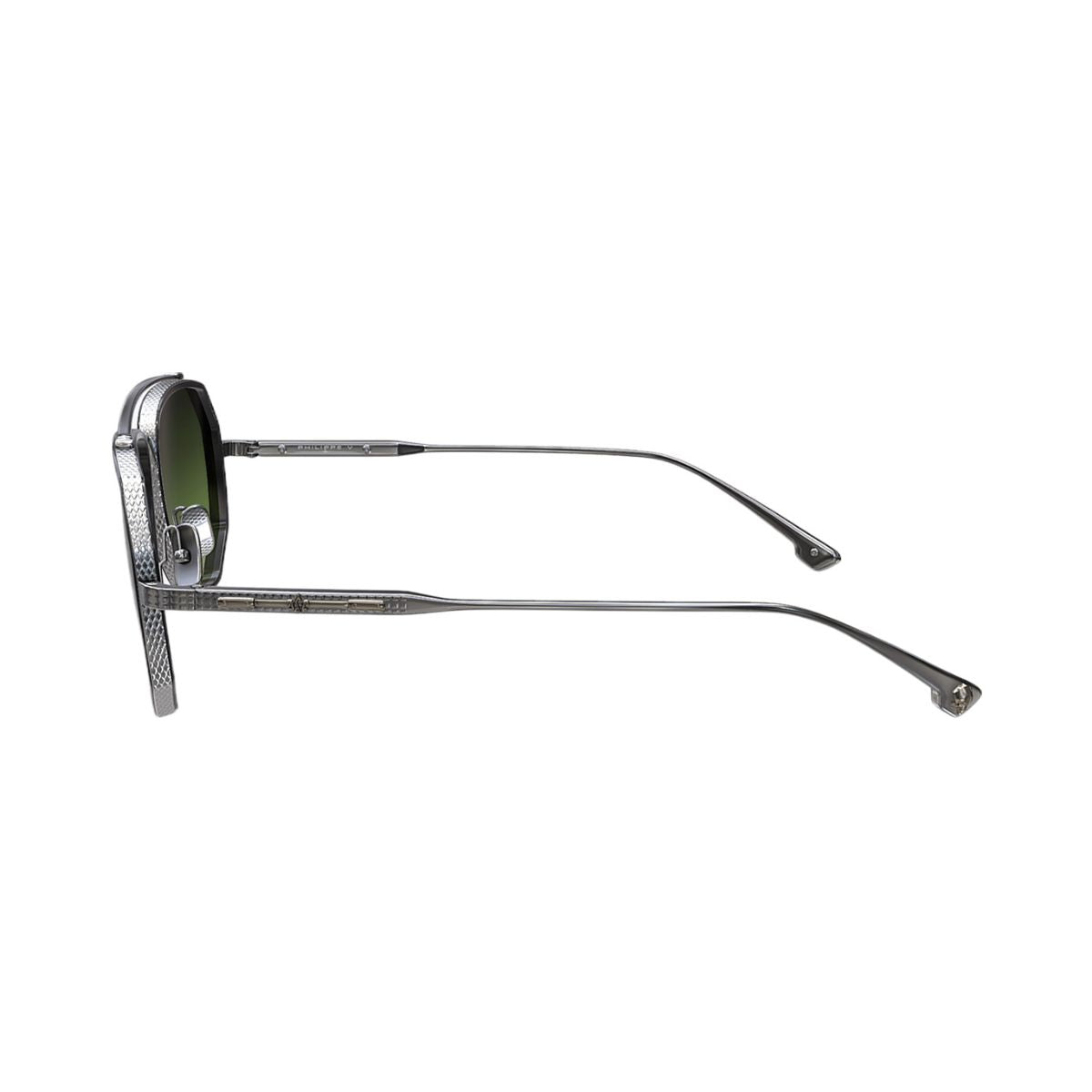 Shop Philippe V Sunglass N12.1 Green Gradient lens Sunglass For Men And Women At Optorium
