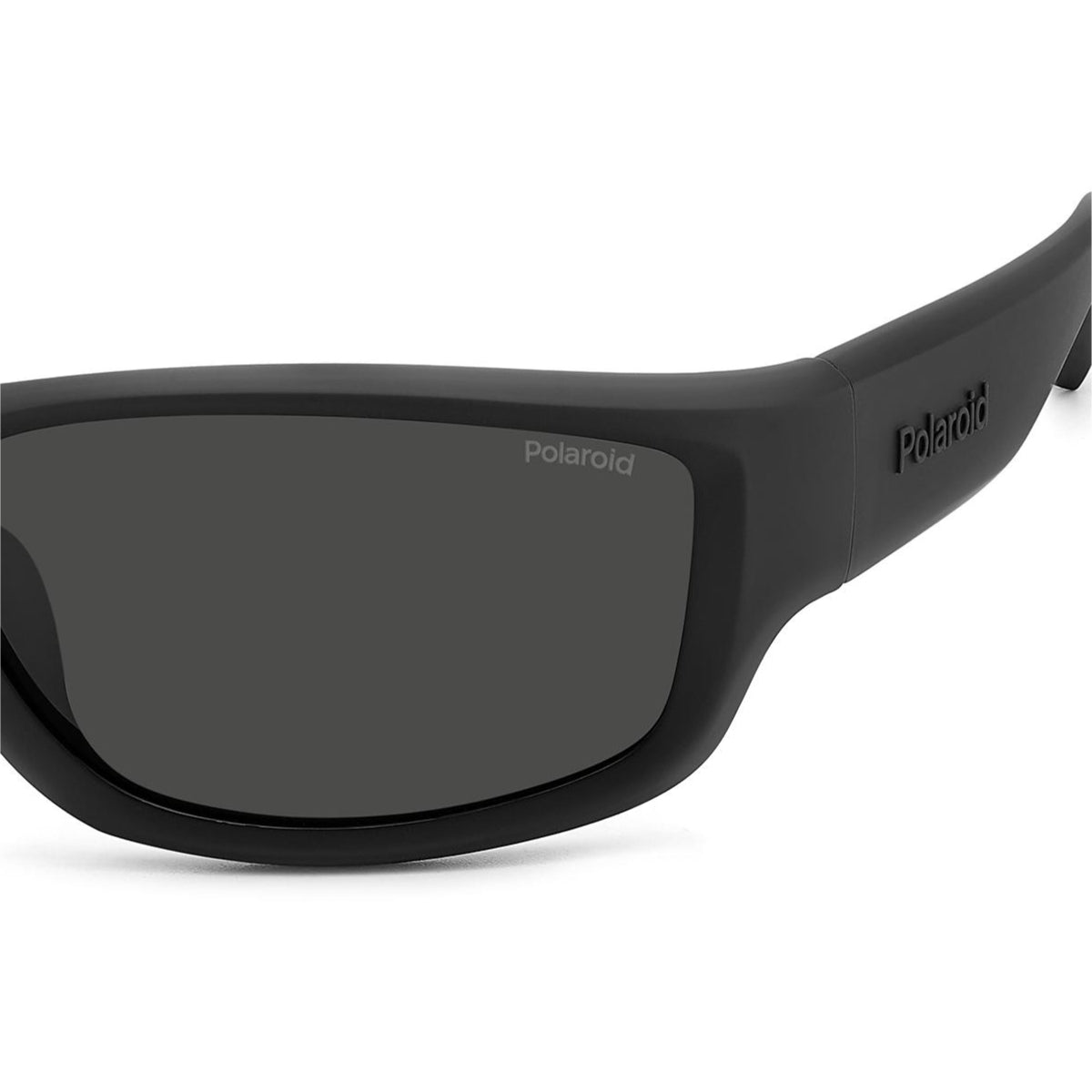 "Front view of Polaroid sunglasses PLD 2166/S 003M9 with bold rectangle frame and UV-blocking lenses. Perfect for daily wear. Available at Optorium"