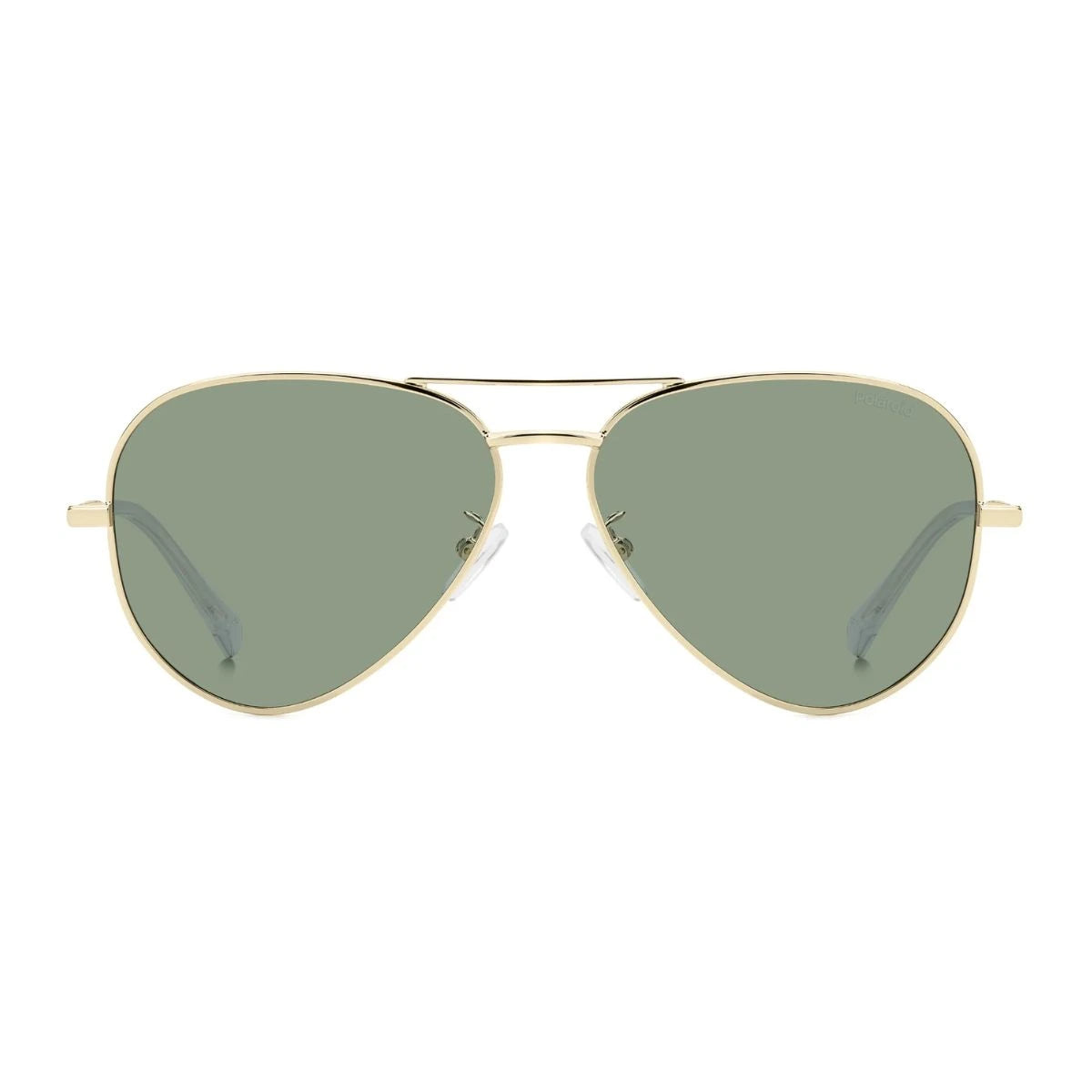 Polaroid PLD 4186 G S X J5GUC gold frame green lens sunglasses at Optorium