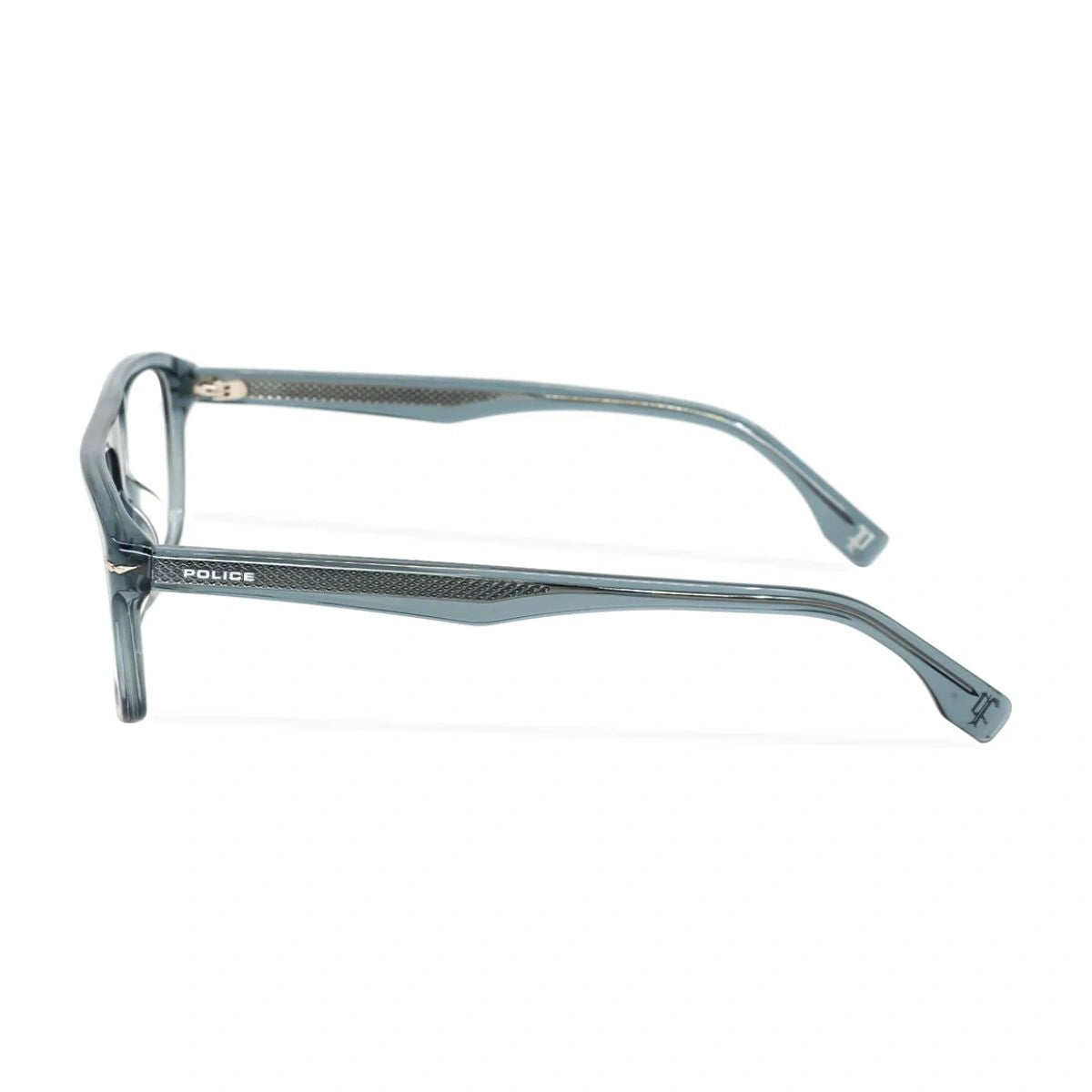 Transparent green Police Champ 12 designer optical frame for men women
