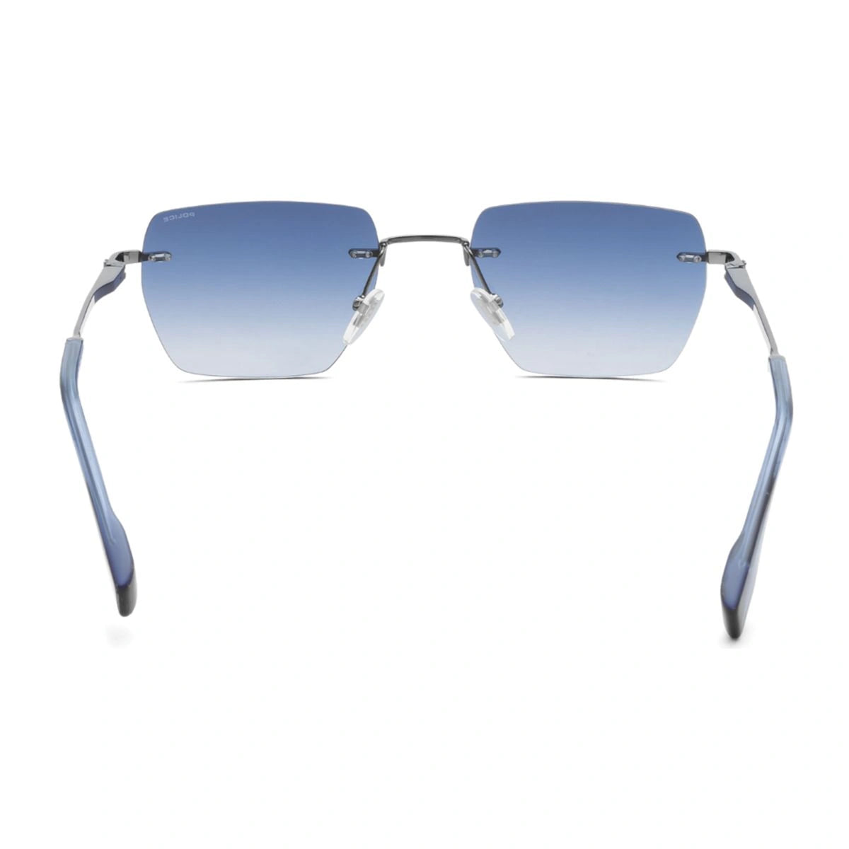 Police lightweight rimless sunglasses for men SPLW07K 0509 at Optorium