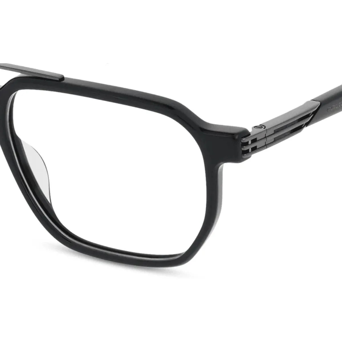 Police black colour full frame VPLR70K 700Y prescription glasses for men at Optorium India