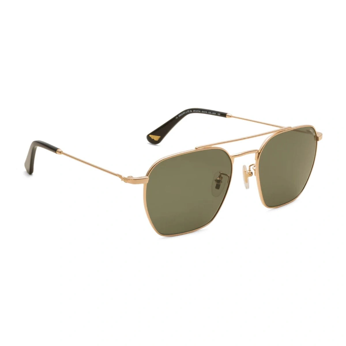 Premium Police SPLR72K 300Y Gold Metal Designer Aviator Sunglasses Online Store