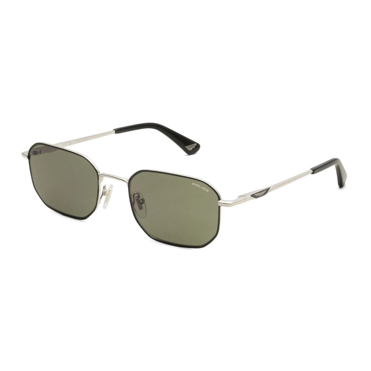 Branded Police rectangle SPLW11K 300A sunglasses at optorium
