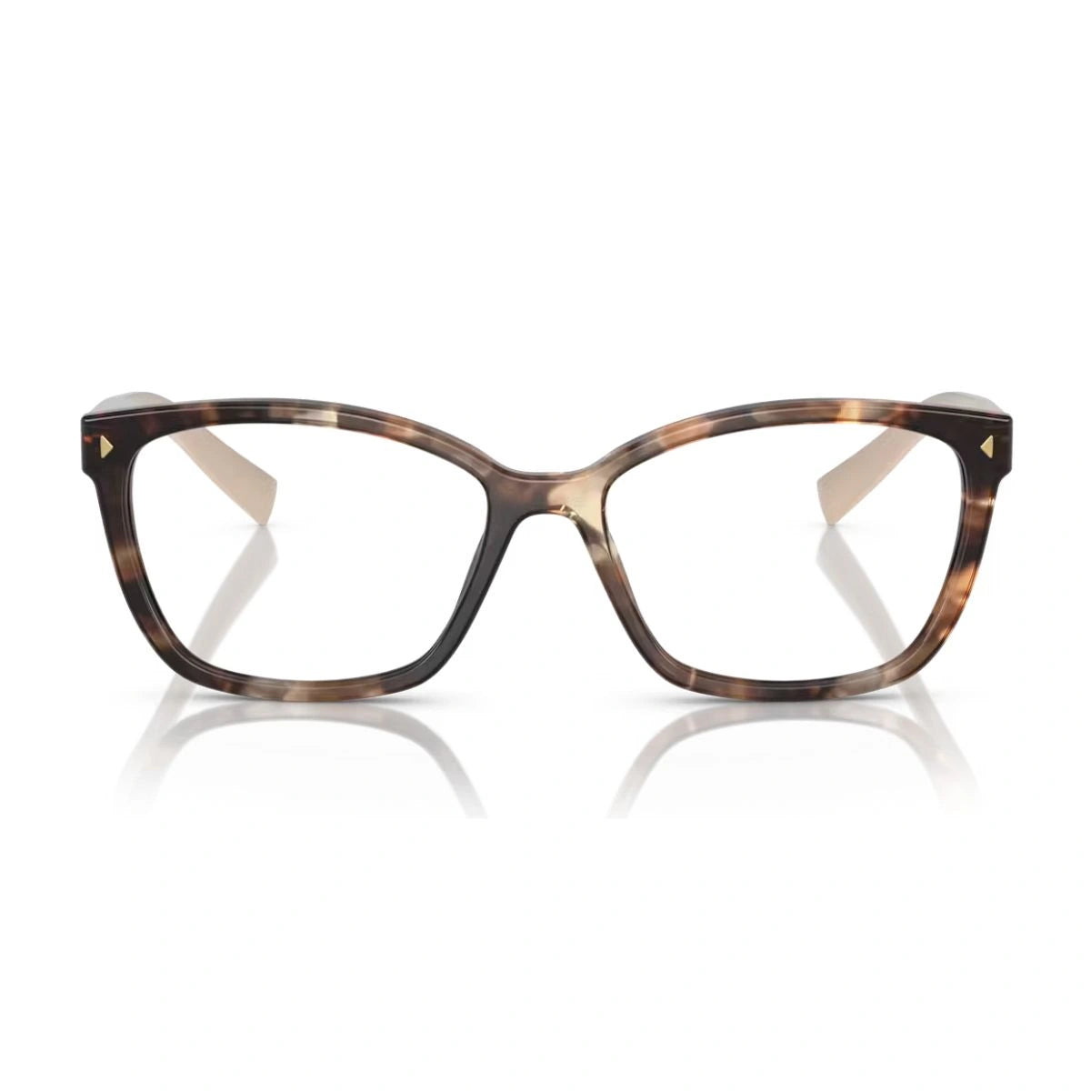 Prada Women's VPR 15Z 07R-101 Dark Havana Cat-Eye Designer Eyeglasses