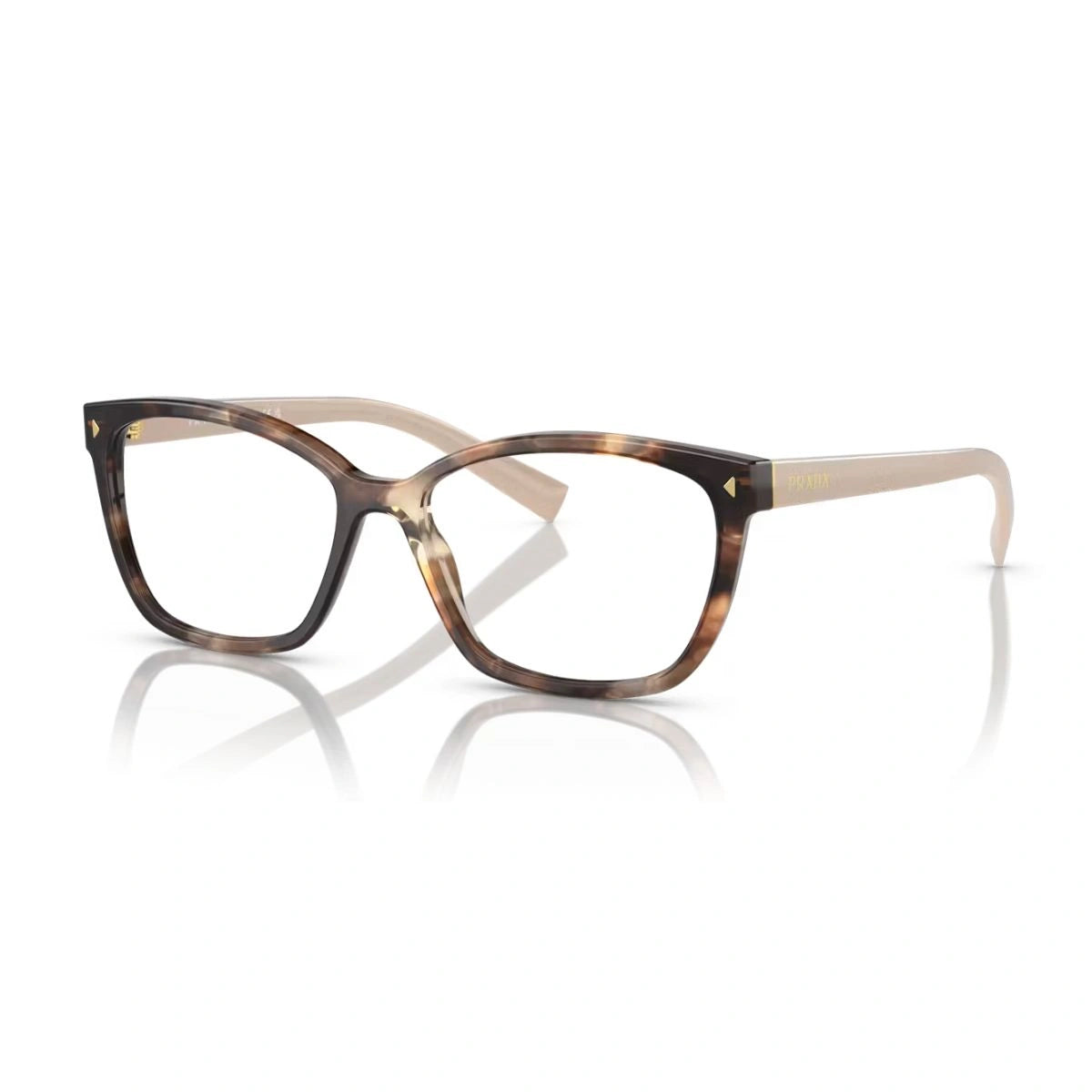Authentic Prada VPR 15Z 07R-101 Women's Full-Rim Optical Frame Italy