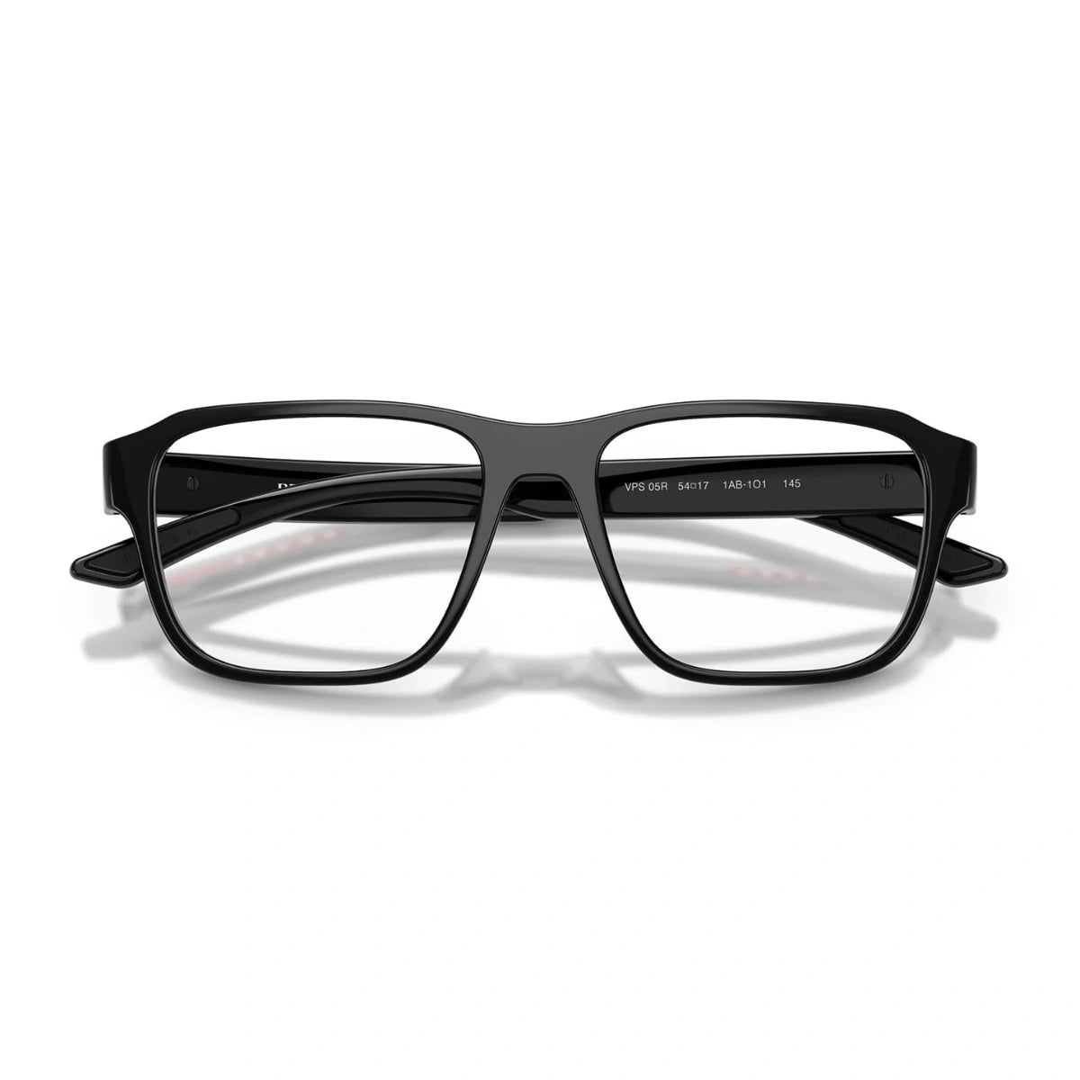 Premium Prada Linea Rossa square eyeglasses VPS 05R 1AB-1O1 at Optorium India