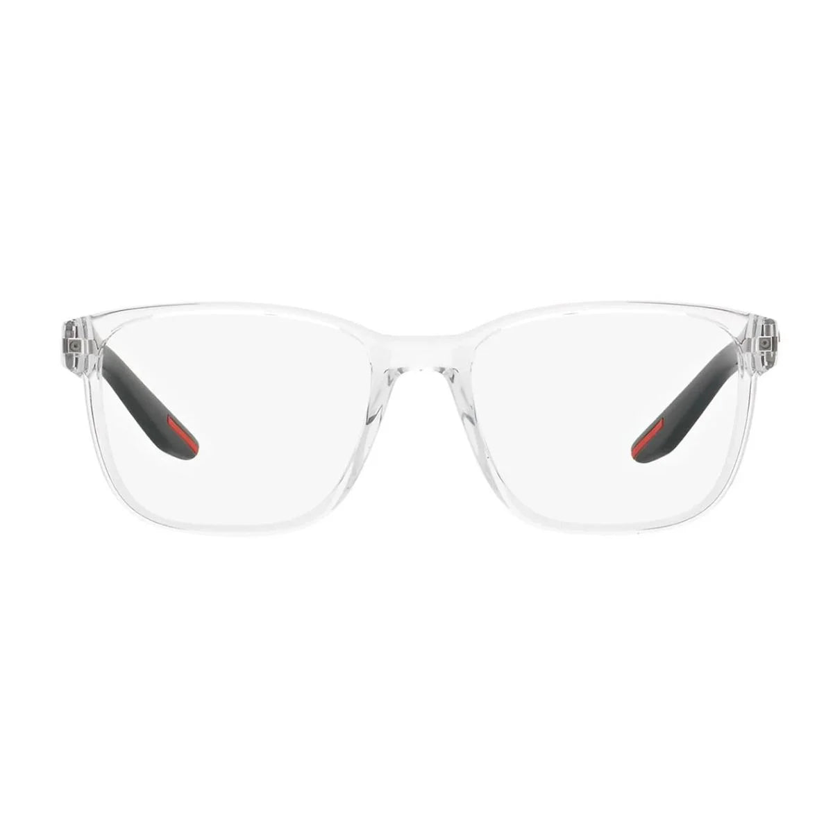 Designer Prada VPS 06P square optical frames with contrasting temples