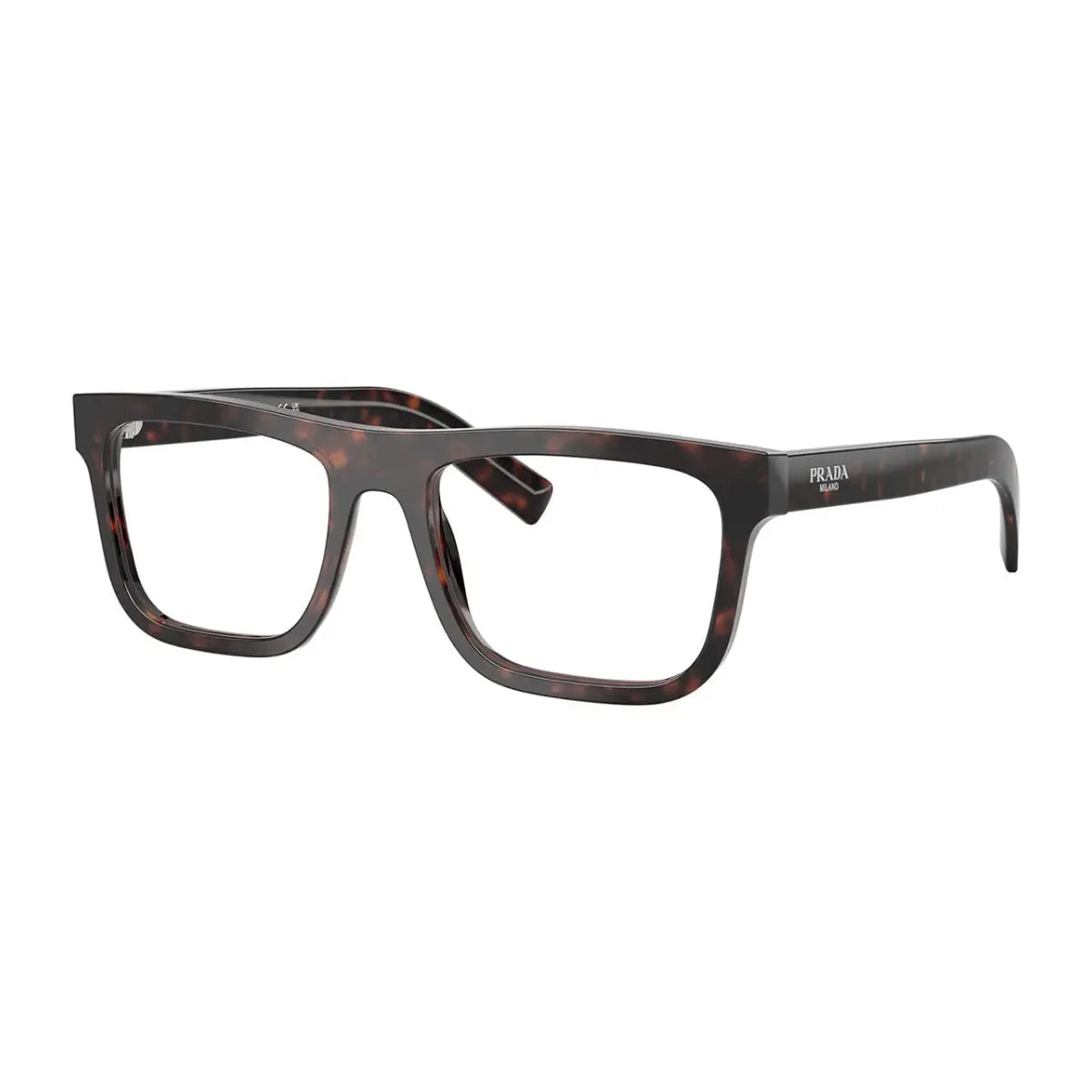 Prada Havana colour men's optical glasses with Milano logo temples at Optorium India