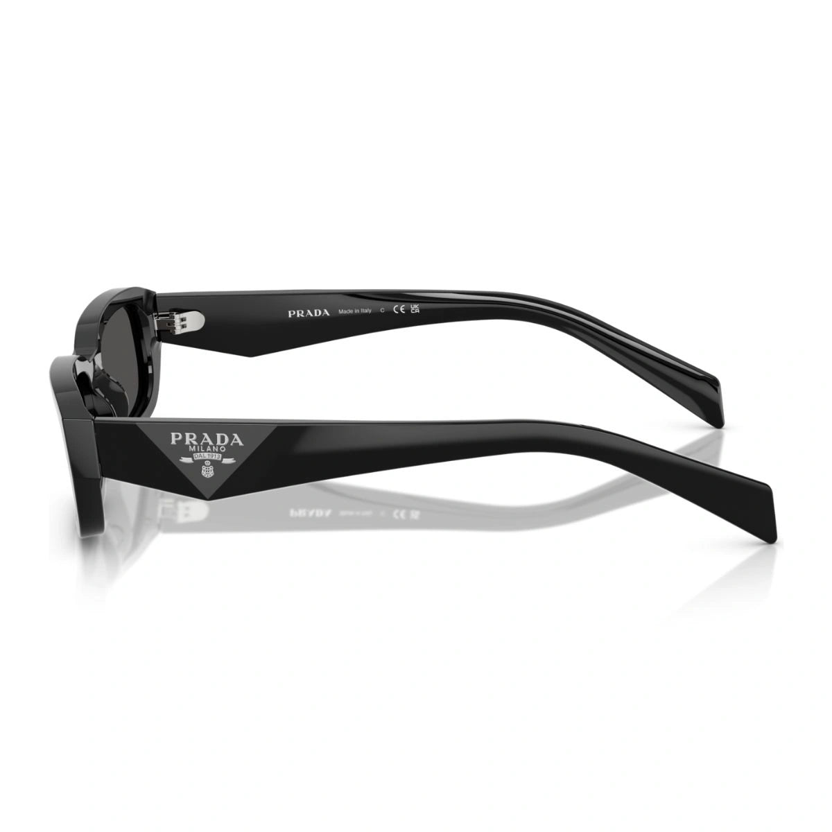 Branded Prada womens sunglasses SPRB06 trendy black frame at Optorium