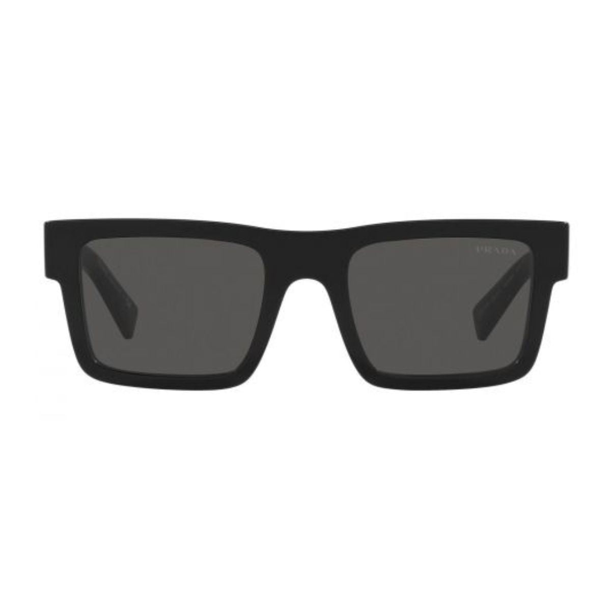 Prada sunglasses SPR19W 1AB-5S0 with shiny black square Sunglasses and UV protection. Premium Prada eyewear built for bold style and clarity—available at Optorium.