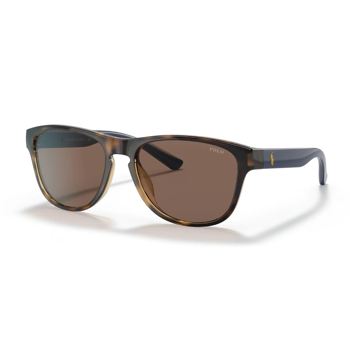 Stylish Polo Ralph Lauren PH4180U designer goggles with brown lenses