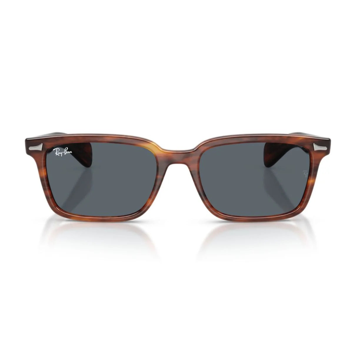 Introducing Ray-Ban RB2234 954/R5 striped Havana rectangle sunglasses