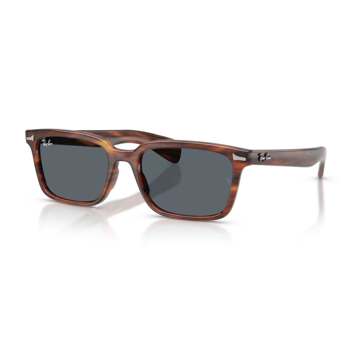 Refined Ray-Ban RB2234 rectangle sunglasses with full-rim acetate frame