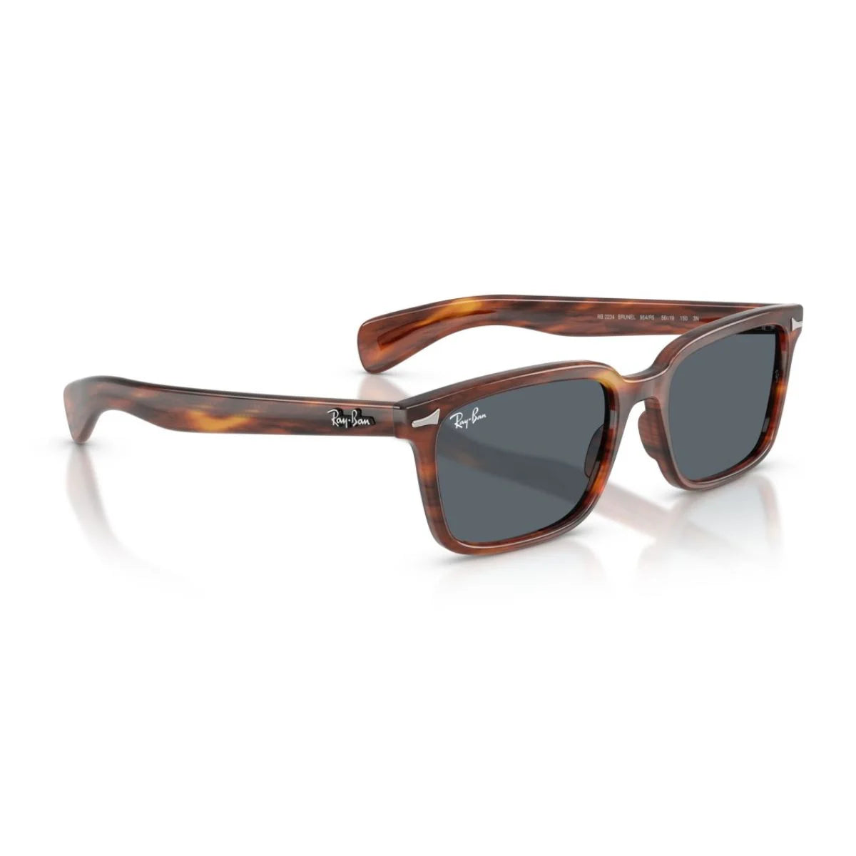 Brunel RB2234 unisex sunglasses with dark blue crystal UV lenses at Optorium