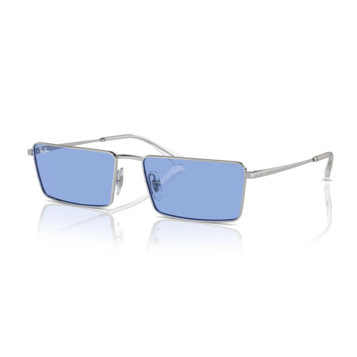 Geometric Ray-Ban RB3741 003/80 sunglasses with adjustable nose pads