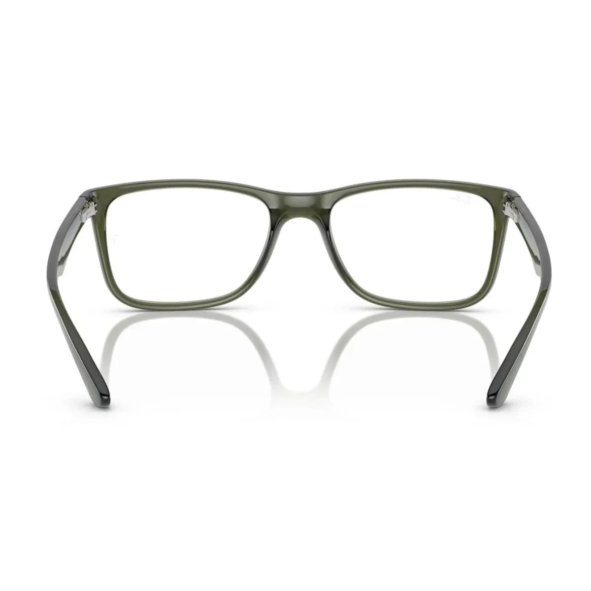 Transparent olive-green Ray-Ban RB7027I 6751 full-rim eyewear