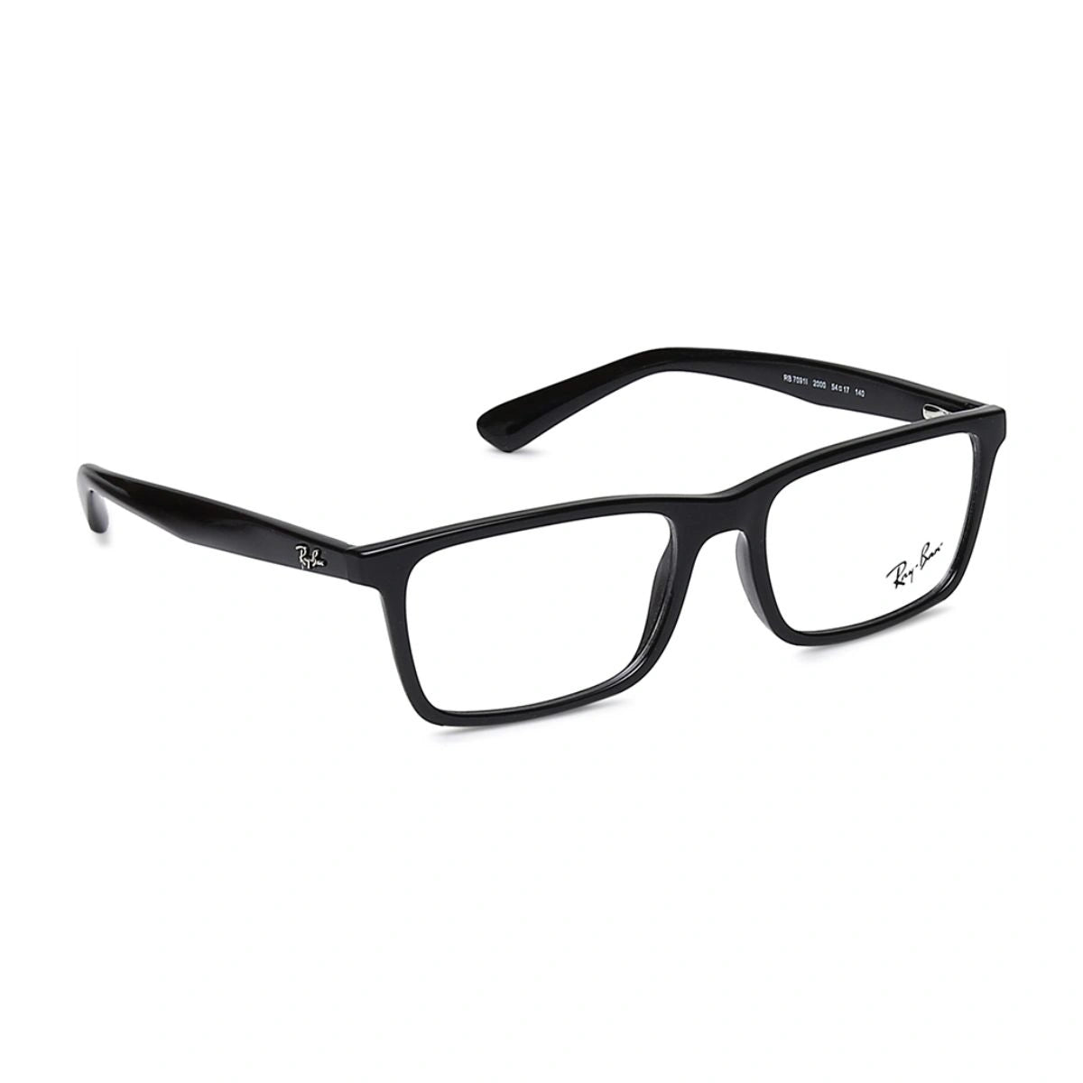 Original Ray-Ban rectangle optical frame RB7091I 2000 black designer eyewear