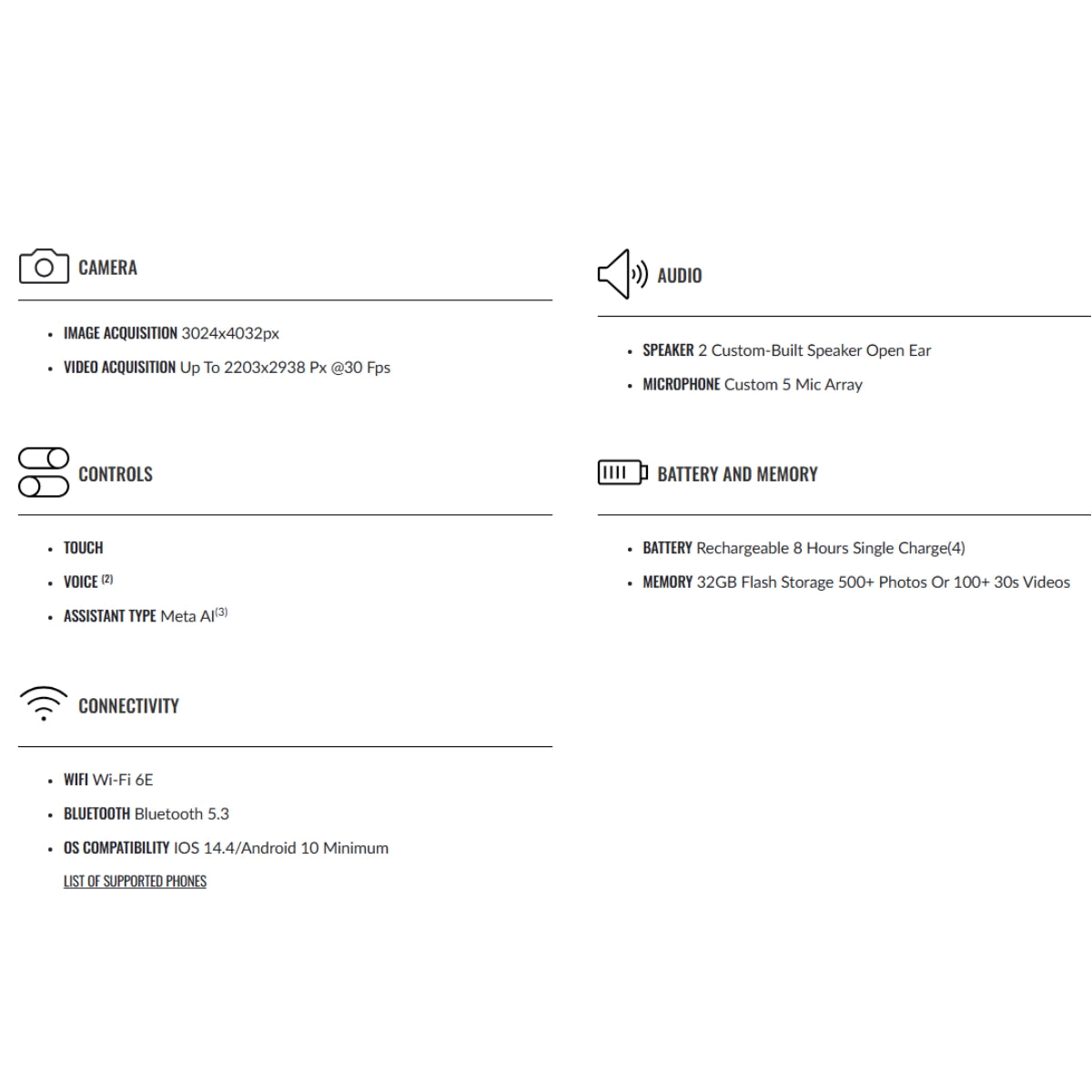 "Ray-Ban Meta Gen 2 RW4013 Headliner AI smart sunglasses with camera | Optorium"