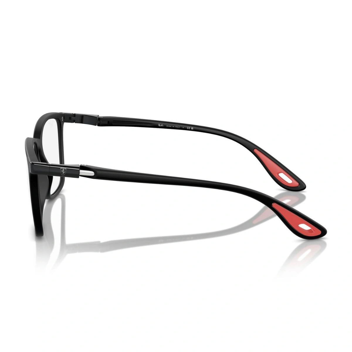 Authentic Ray-Ban Ferrari RB 7240-M F602 frame with red temple tip detailing