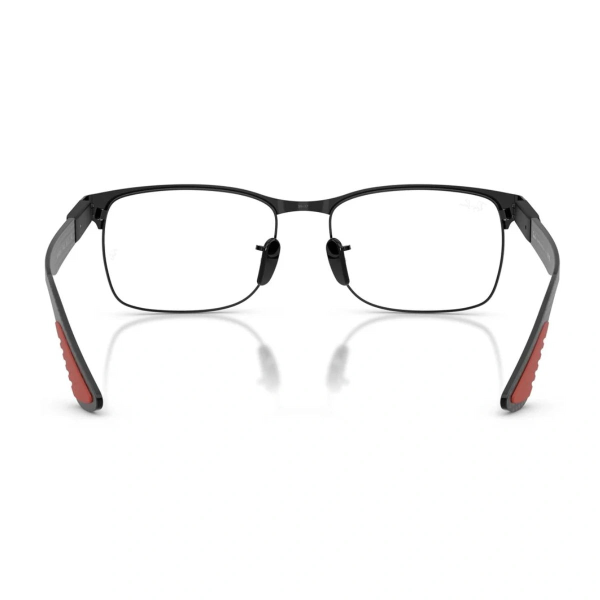 Premium Ray-Ban Scuderia Ferrari black rectangle eyeglasses RB8425-M F002 online