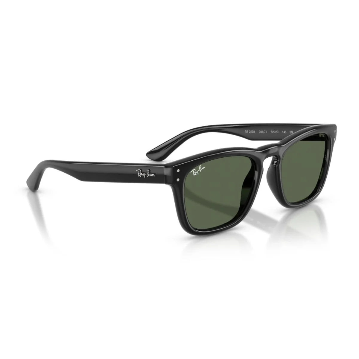 Signature Ray-Ban RB2238 901/71 eyewear with silver temple logos