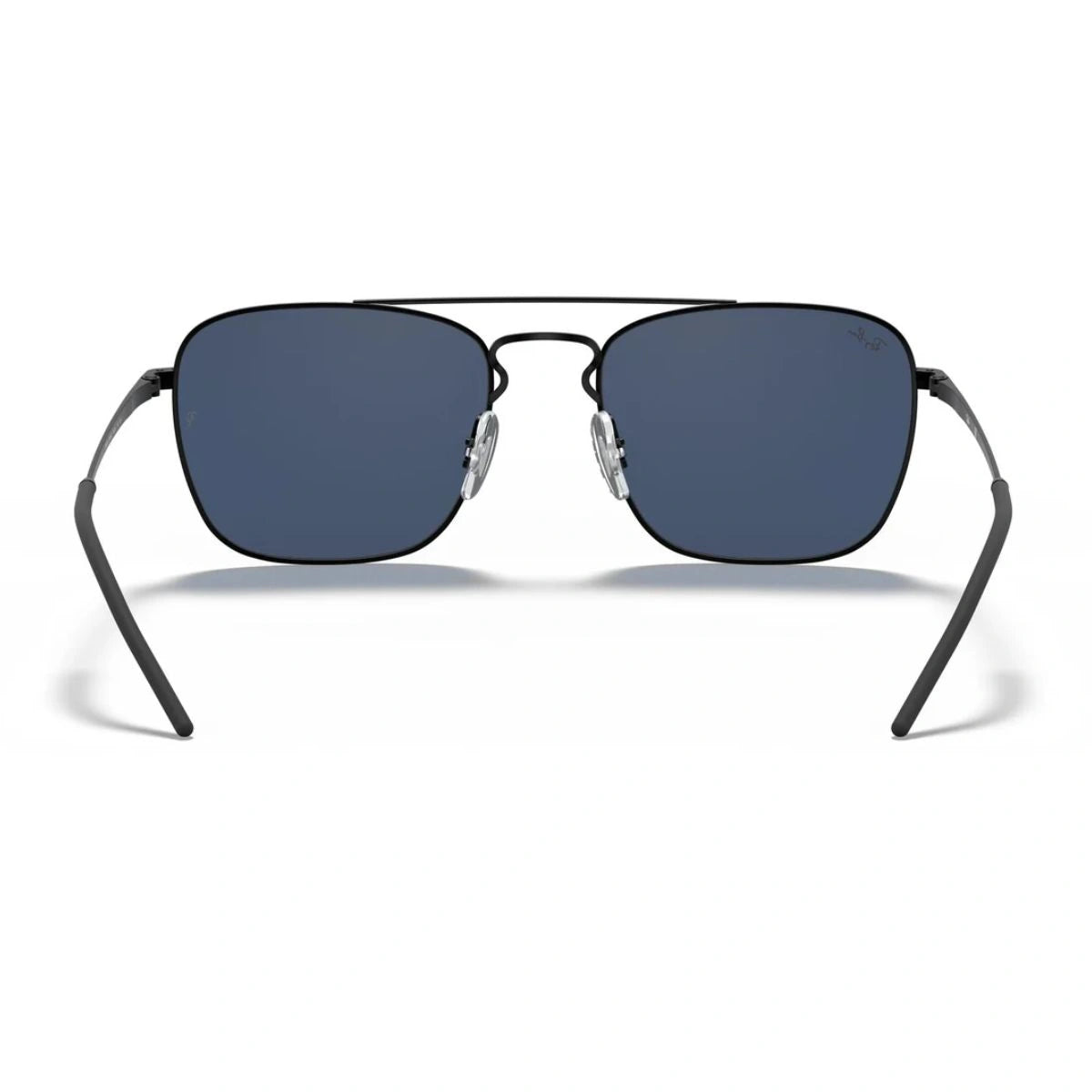 Premium Ray-Ban RB3588 9014/80 square frame sunglasses featuring blue UV lenses