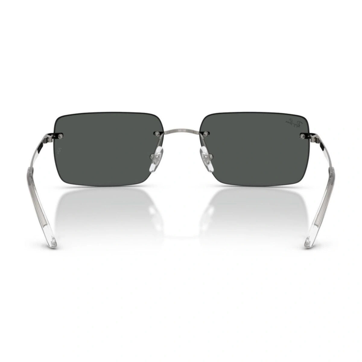 Minimalist Rimless Grey Lens Sunglasses for Everyday Premium Style