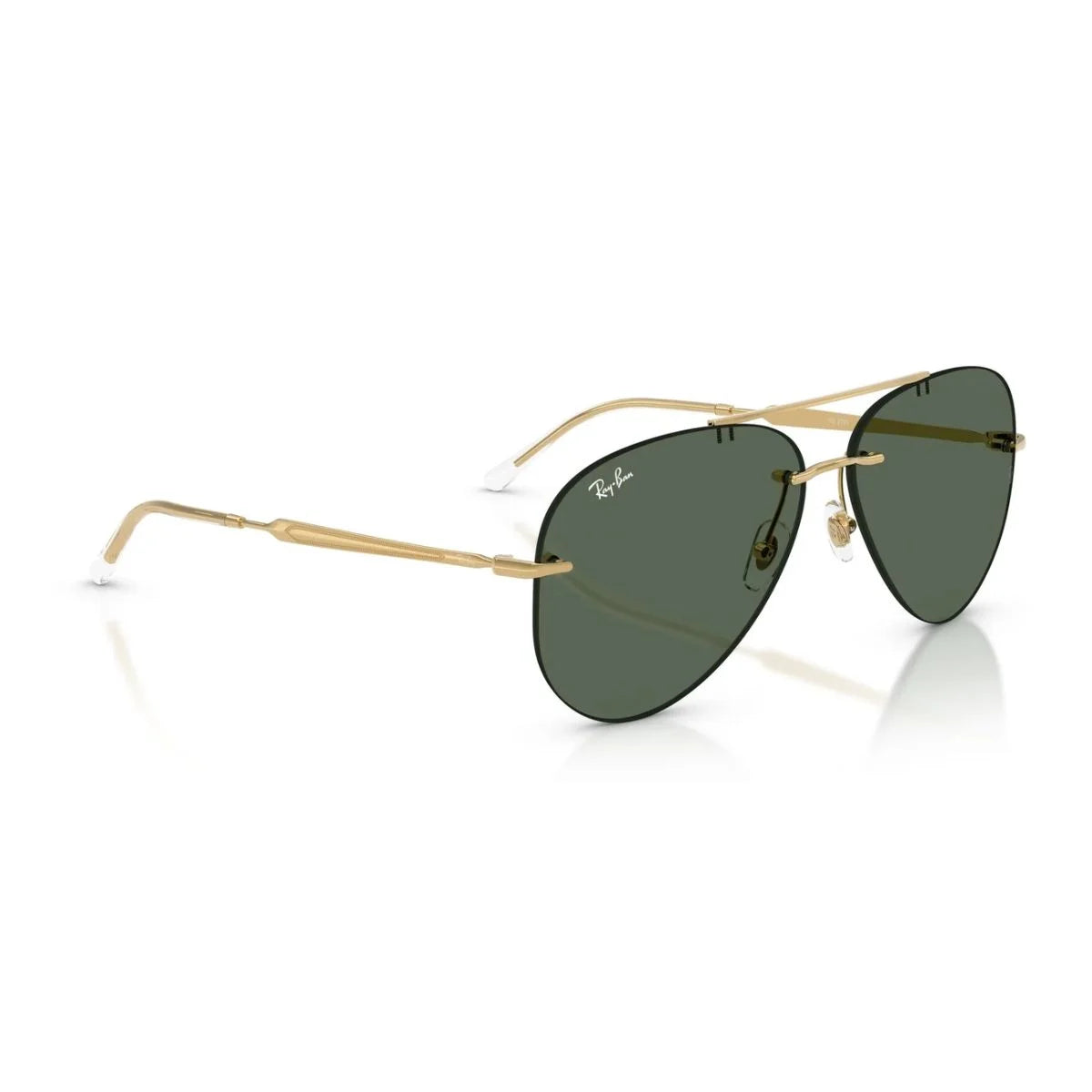 Gold Arista Ray-Ban RB3791 sunglasses with signature lens and temple logos