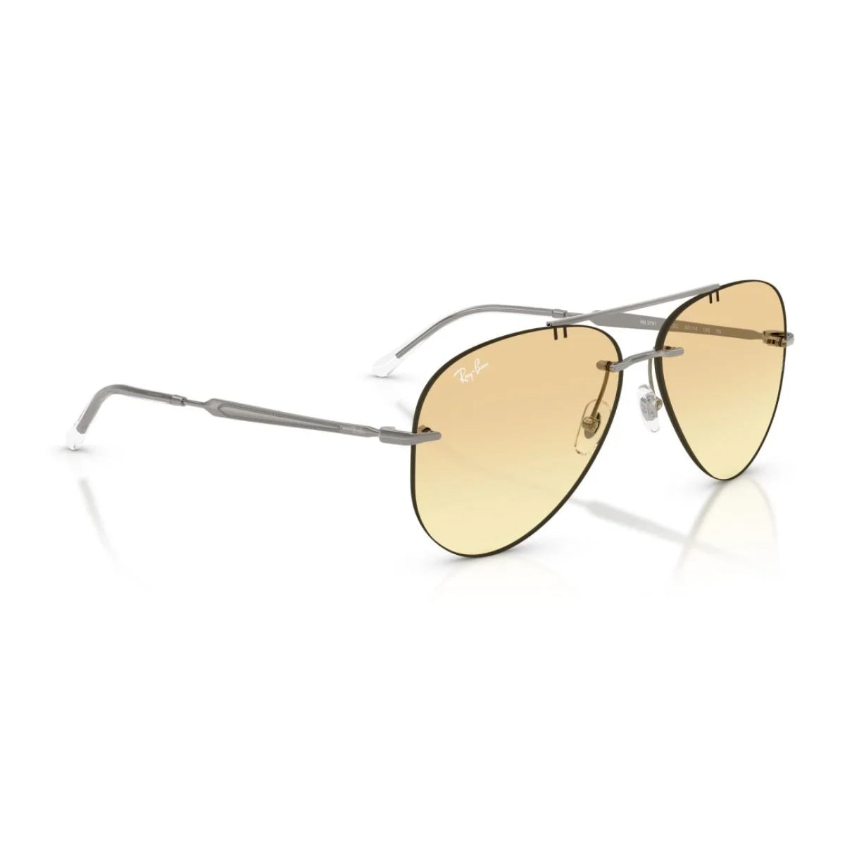 Ray-Ban RB3791 004/2Q gunmetal aviator sunglasses with UV protection lenses